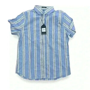 Short Sleeve Button Down Classic Fit Size Medium